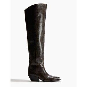 Brand new H&M Over the Knee Western Boots size 9, brown